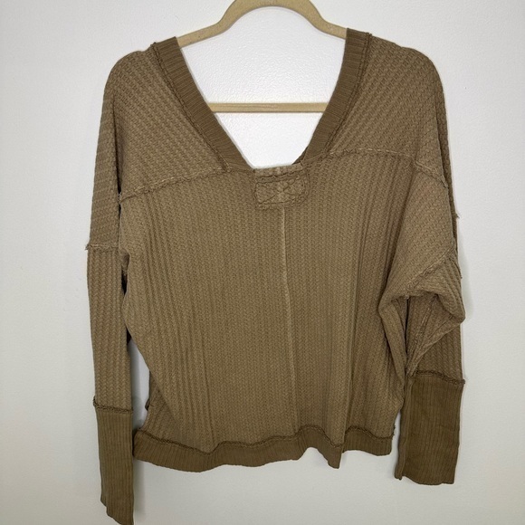 Free People NWT New Magic Thermal Shirt - Long Sleeve Women’s sz Medium - Picture 5 of 8